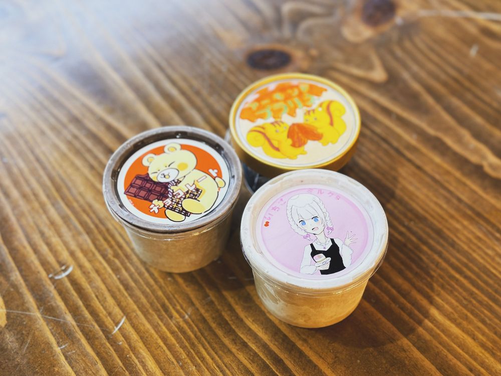 名物のお手製ジェラート