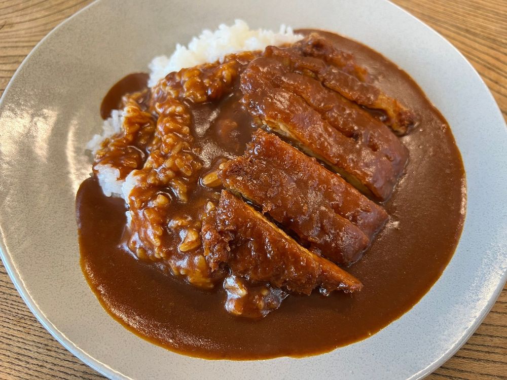 The popular Katsu Rice comes with a salad.